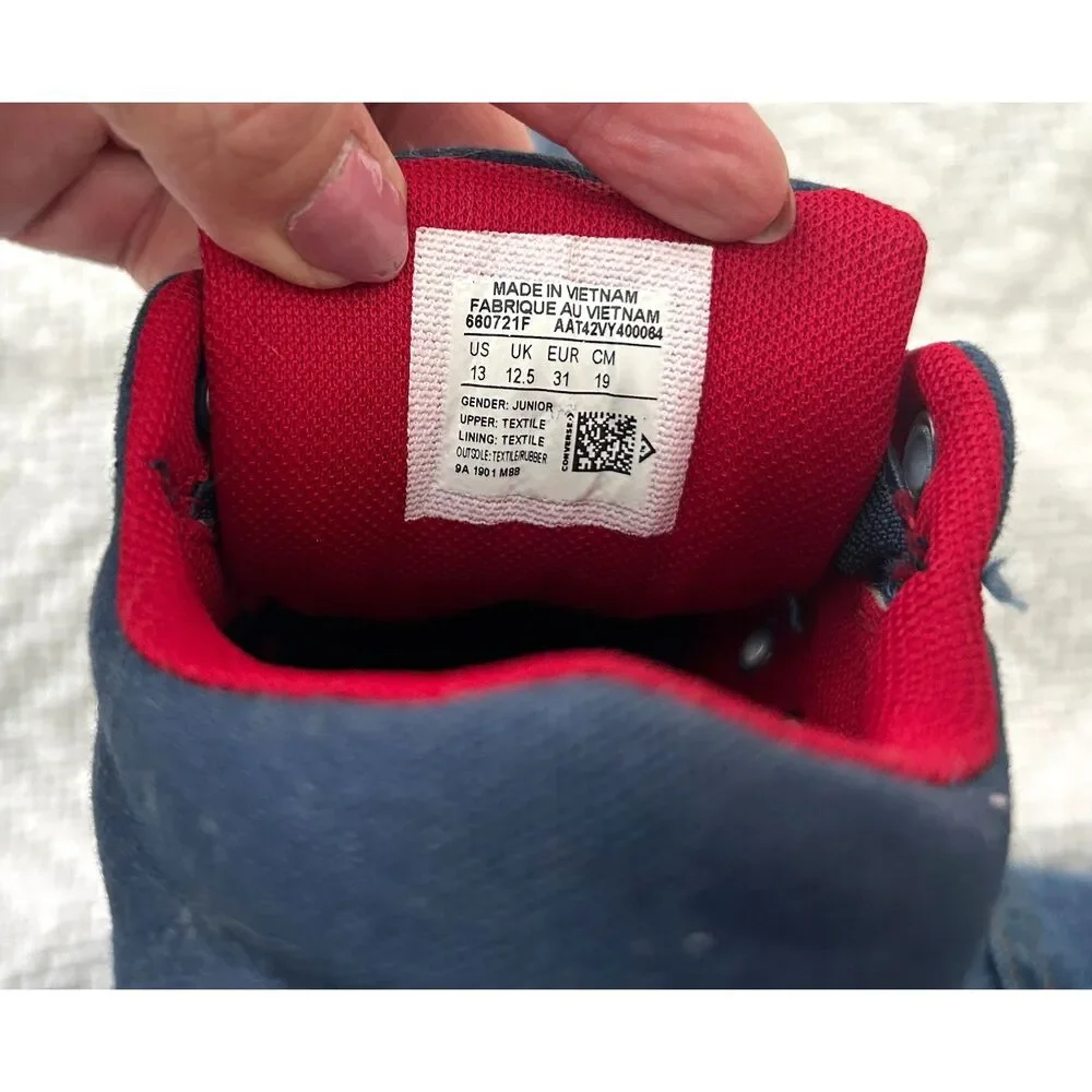 Converse Kids Unisex CHUCK TAYLOR ALL STAR HIGH STREET-SLIP, NAVY/GLACIER - Picture 6 of 6